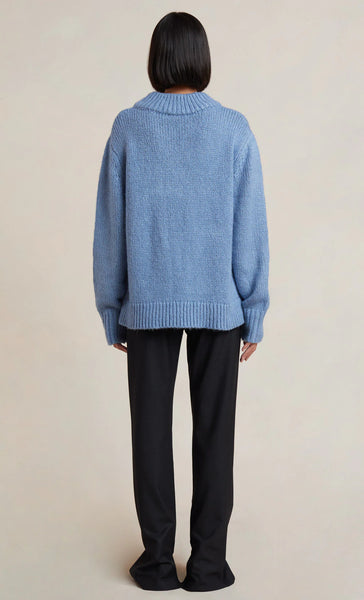 Romana Knit Jumper- Sky