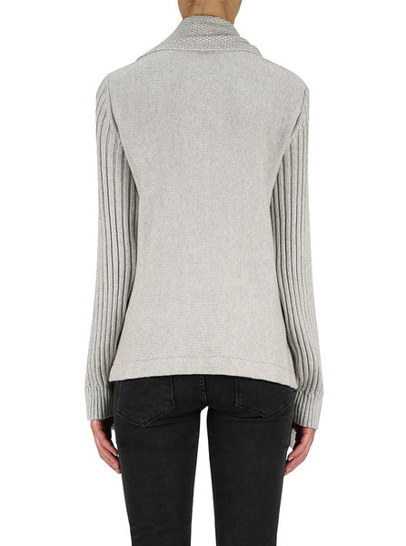 Wanderlust Cardi- Grey Marle