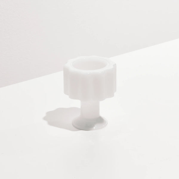 WAVE CANDLE HOLDER - WHITE