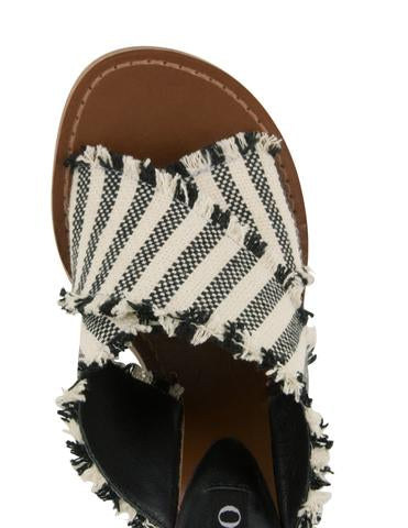 Willa- Monochrome Stripe Canvas