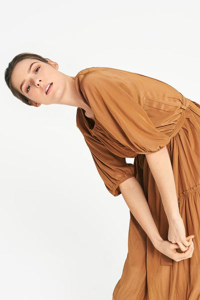 Bris Dress- Camel