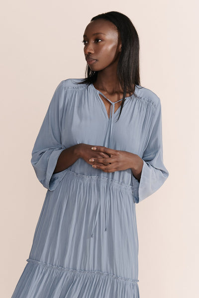 Lang Dress- Dusty Blue