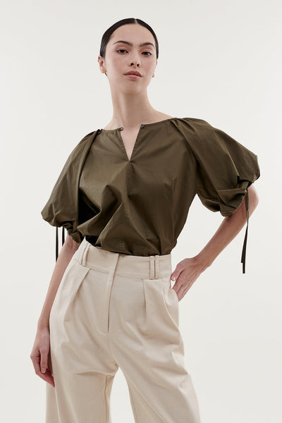 Hiti Top- Cavalry Green