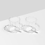 Wave Mug - Set of 2 Clear