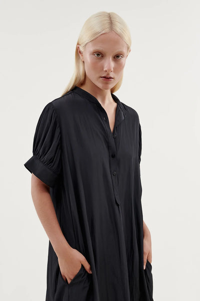 Tillhora Shirt Dress- Coal