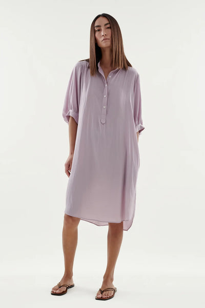 VISE SHIRT DRESS - LILAC TINT