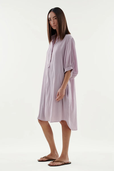 VISE SHIRT DRESS - LILAC TINT