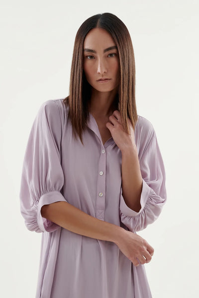 VISE SHIRT DRESS - LILAC TINT