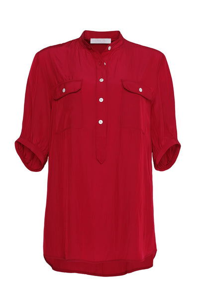 Eden Shirt- Vermillion