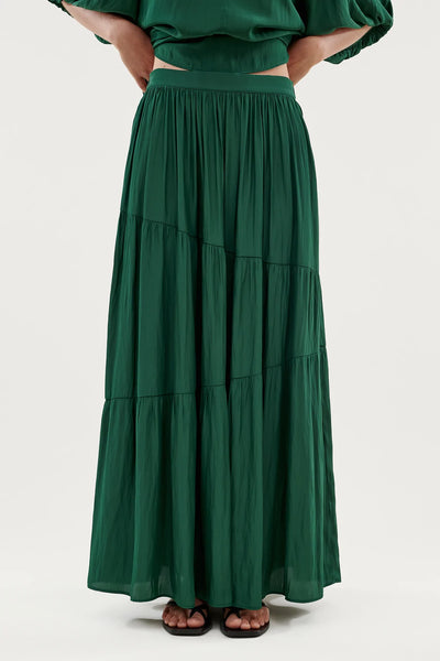 Fall Skirt- Emerald