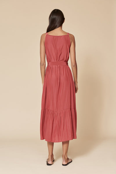 Hela Dress in Crimson