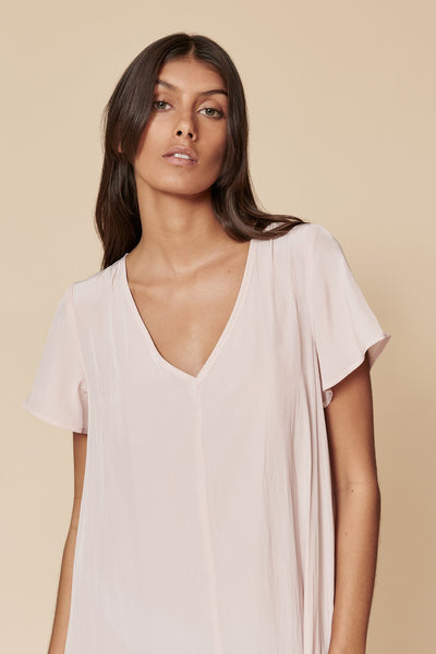 Tjana Tee Dress in Soft Rose