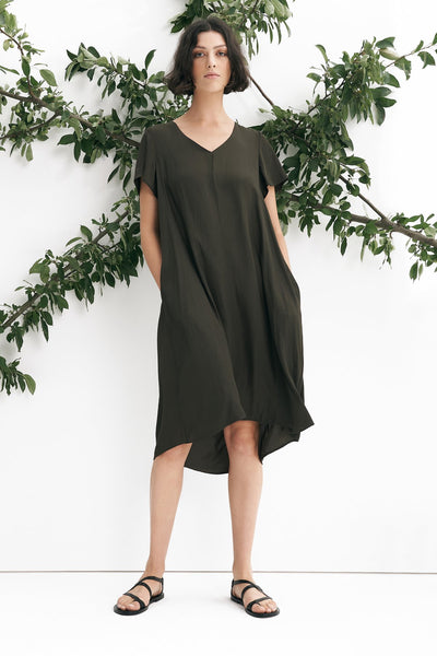 Tjana Tee Dress- Olive
