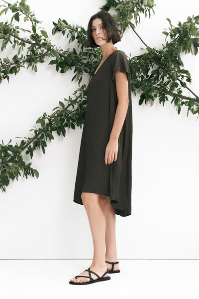Tjana Tee Dress- Olive