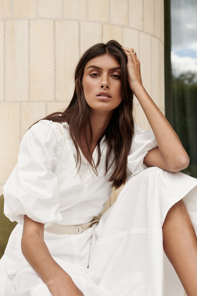 Flata Dress in ivory