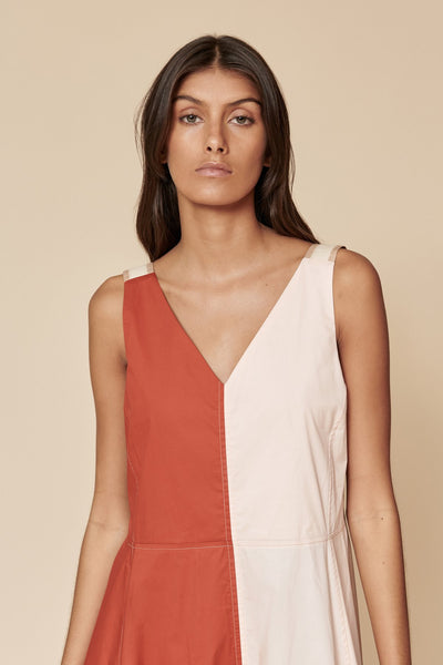 Spliced Flata Dress