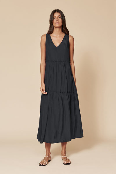 Rufsa Dress- Coal