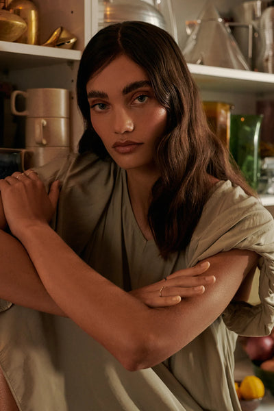 VIV DRESS - DRIED SAGE