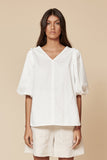 Iver Top in Ivory