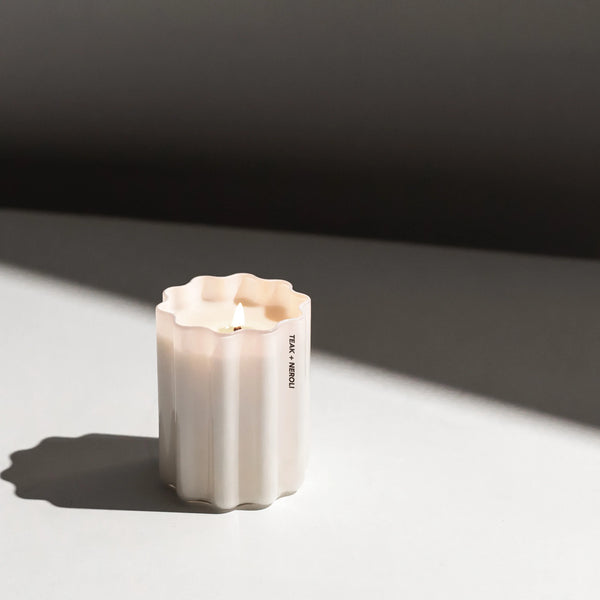 TEAK + NEROLI WAVE CANDLE