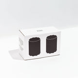 TWO WAVE GLASSES - TEAL