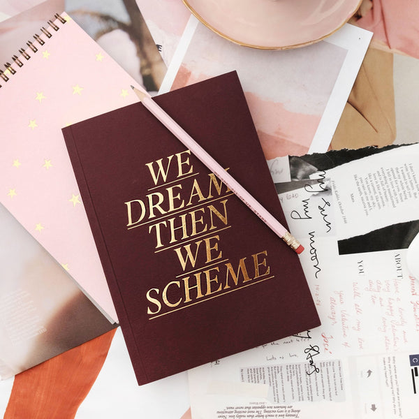 Linen Journal- We Dream Then We Scheme