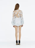 Ziggy Stardust Playsuit- Silver Blue