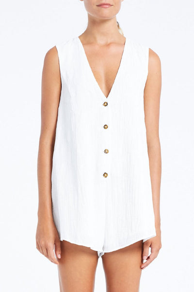 Kim Playsuit- White