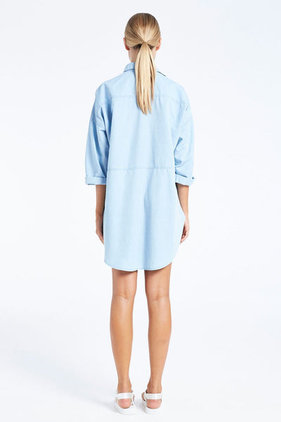 Plunge Shirt- Chambray