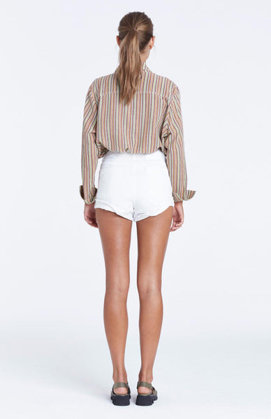 Zed Cuffed Short- Ivory