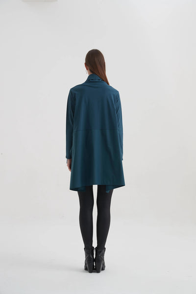 Cowl Neck Ava Top- Teal