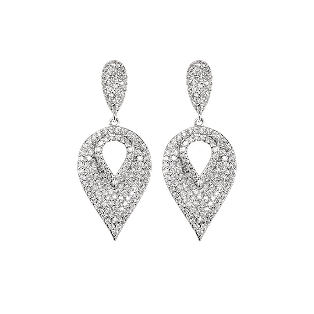 Peonies Noir Earrings