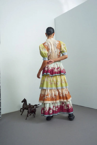 Marlow Frill Midi Dress