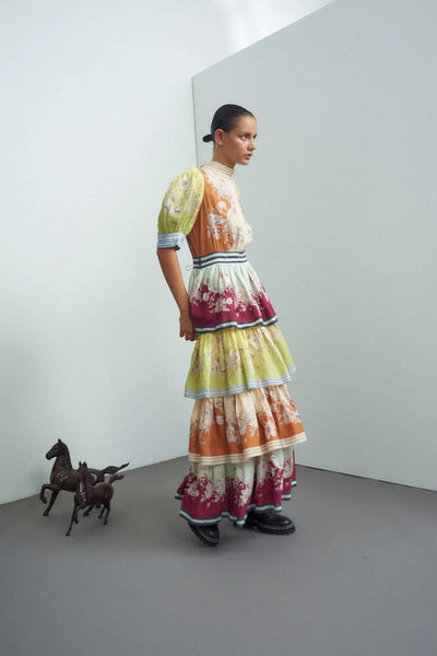 Marlow Frill Midi Dress