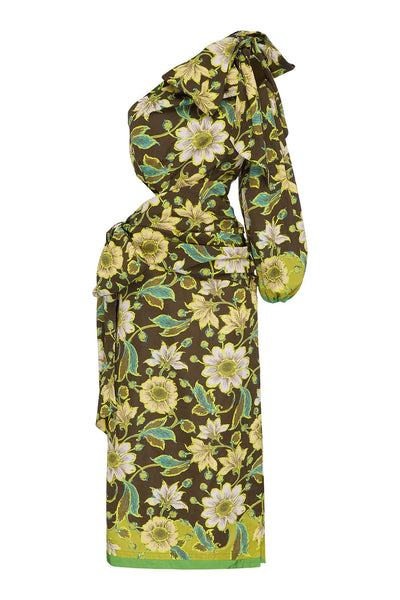 Winnie One-Shoulder Midi Dress