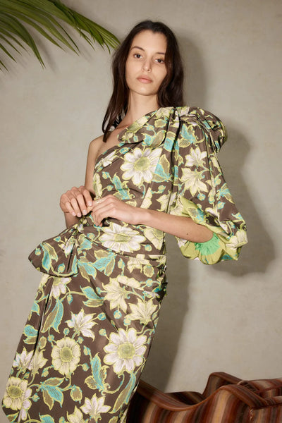 Winnie One-Shoulder Midi Dress