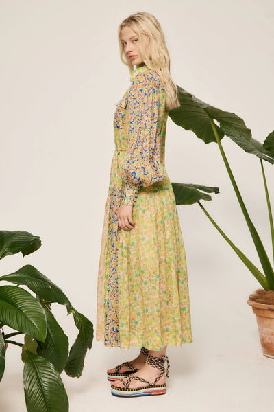 Daisy Patchwork Shirtdress