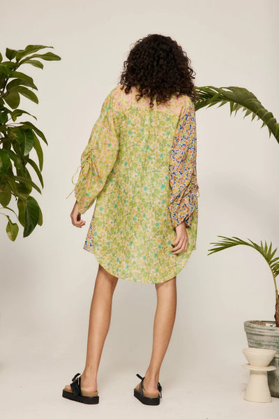 Daisy Spliced Oversized Shirt