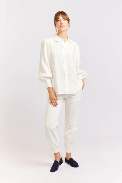 SOHO LINEN SHIRT IN IVORY