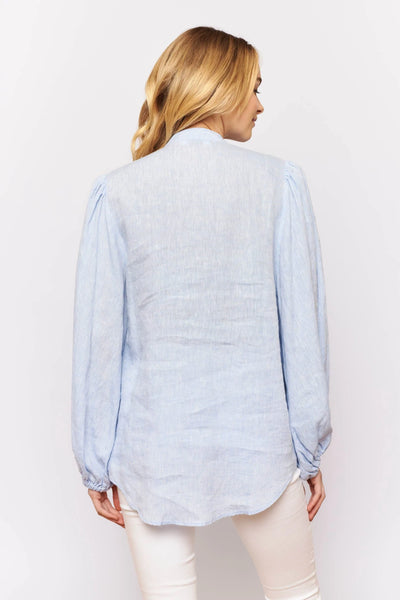 Charade Shirt In Water Linen