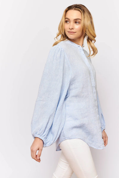 Charade Shirt In Water Linen