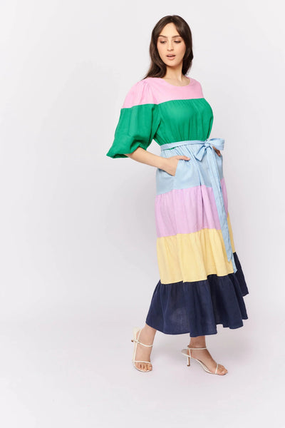 Jitterbug Dress In Calypso