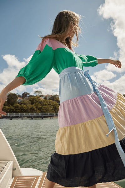 Jitterbug Dress In Calypso