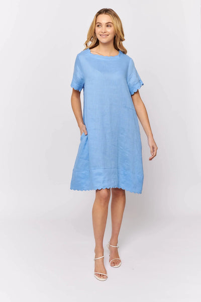 Mod Dress- Periwinkle