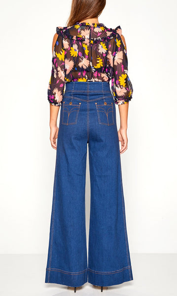 Diamond Eyes Blouse- Ink