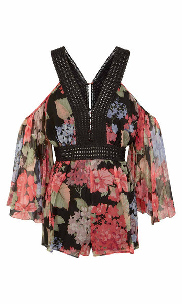 Lil Darlin' Playsuit- Evening Floral