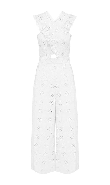 Limonada Jumpsuit- White