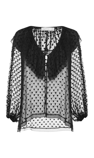 Now That You Got It Blouse- Black