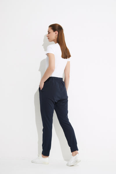 Drawcord Lounge Pant- Midnight Blue