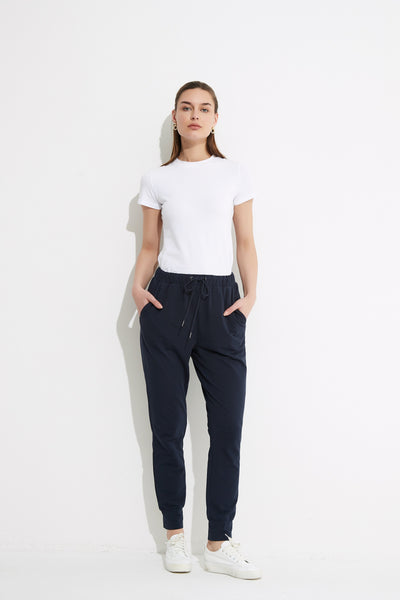 Drawcord Lounge Pant- Midnight Blue